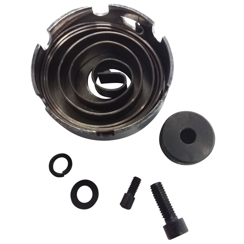 Spindle return spring